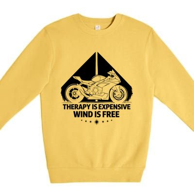 Cool Motorcycle Motorcycle Lovers Bike Rider Cool Gift Premium Crewneck Sweatshirt