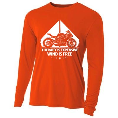 Cool Motorcycle Motorcycle Lovers Bike Rider Cool Gift Cooling Performance Long Sleeve Crew