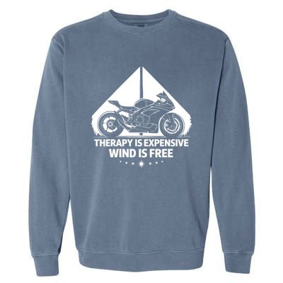 Cool Motorcycle Motorcycle Lovers Bike Rider Cool Gift Garment-Dyed Sweatshirt