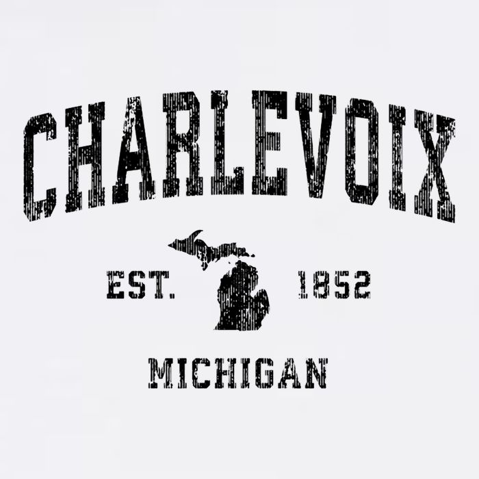 Charlevoix Michigan Mi Vintage Athletic Sports Design Sweatshirt Hat