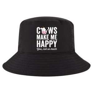 Cows Make Me Happy You Not So Much Hoodie - Farmer Cows Cool Comfort Performance Bucket Hat