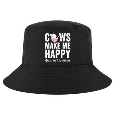 Cows Make Me Happy You Not So Much Hoodie - Farmer Cows Cool Comfort Performance Bucket Hat