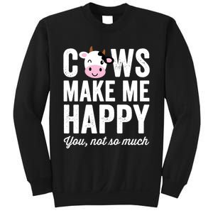 Cows Make Me Happy You Not So Much Hoodie - Farmer Cows Sweatshirt