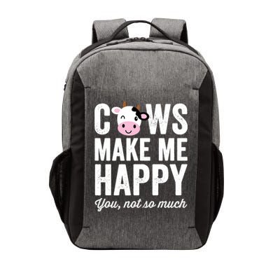 Cows Make Me Happy You Not So Much Hoodie - Farmer Cows Vector Backpack