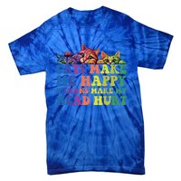 Cats Make Me Happy Hu Make My Head Hurt Gift Tie-Dye T-Shirt