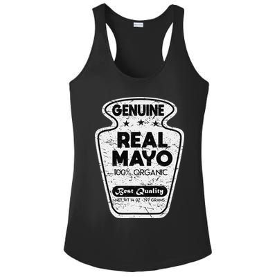 Condiment Mayo Mayonnaise Costume Vintage Halloween Gifts Ladies PosiCharge Competitor Racerback Tank
