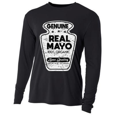Condiment Mayo Mayonnaise Costume Vintage Halloween Gifts Cooling Performance Long Sleeve Crew