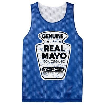 Condiment Mayo Mayonnaise Costume Vintage Halloween Gifts Mesh Reversible Basketball Jersey Tank