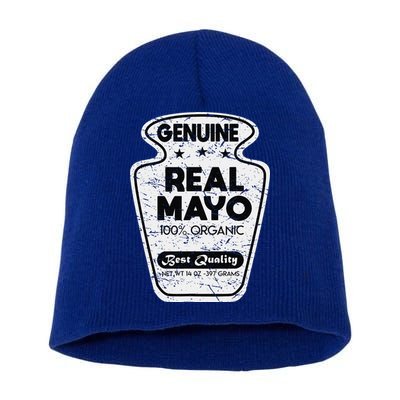 Condiment Mayo Mayonnaise Costume Vintage Halloween Gifts Short Acrylic Beanie