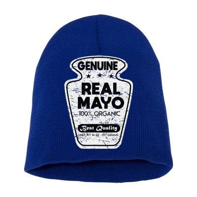 Condiment Mayo Mayonnaise Costume Vintage Halloween Gifts Short Acrylic Beanie