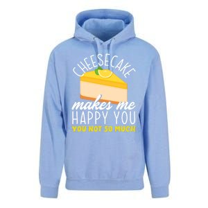 Cheesecake Makes Me Happy Cheese Cake Dessert Great Gift Unisex Surf Hoodie