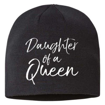 Cute Matching Mom & Daughter Gift Daughter Of A Queen Sustainable Beanie