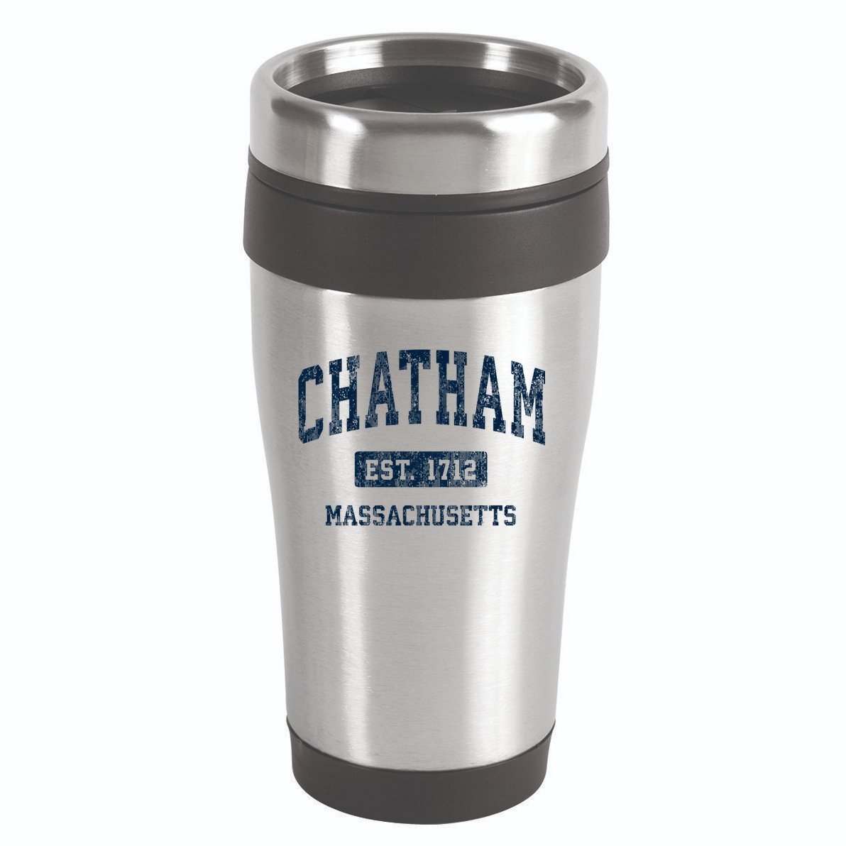 Chatham Massachusetts Ma Vintage Athletic Sports 16oz Travel Tumbler