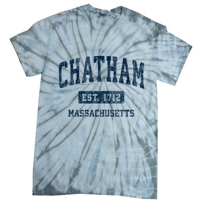 Chatham Massachusetts Ma Vintage Athletic Sports Tie-Dye T-Shirt