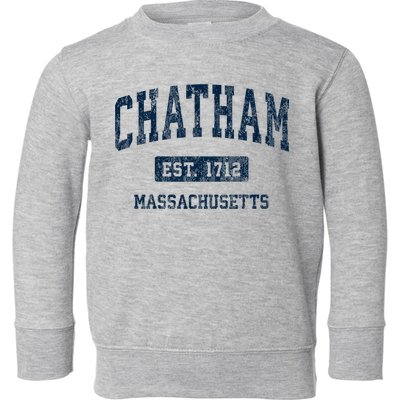 Chatham Massachusetts Ma Vintage Athletic Sports Toddler Sweatshirt