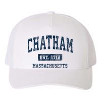 Chatham Massachusetts Ma Vintage Athletic Sports Yupoong Adult 5-Panel Trucker Hat