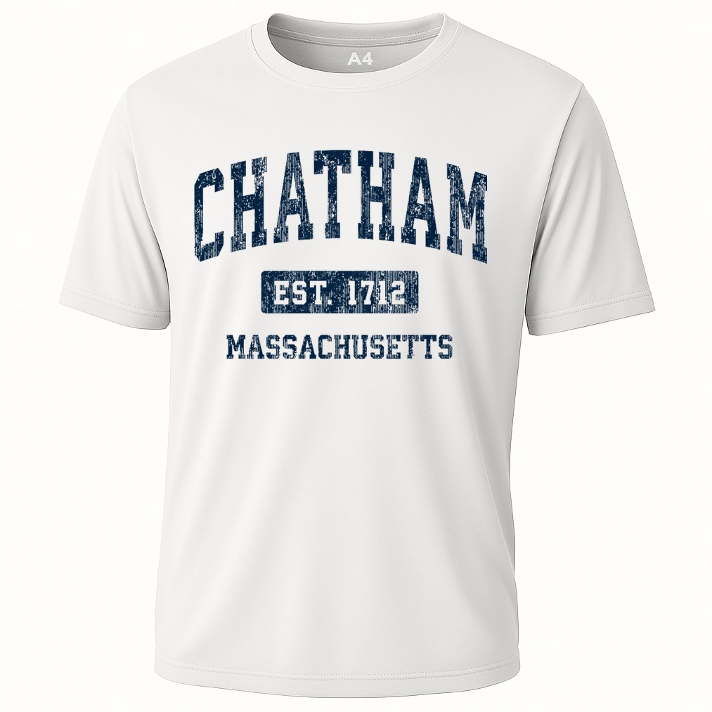 Chatham Massachusetts Ma Vintage Athletic Sports Performance Shirt