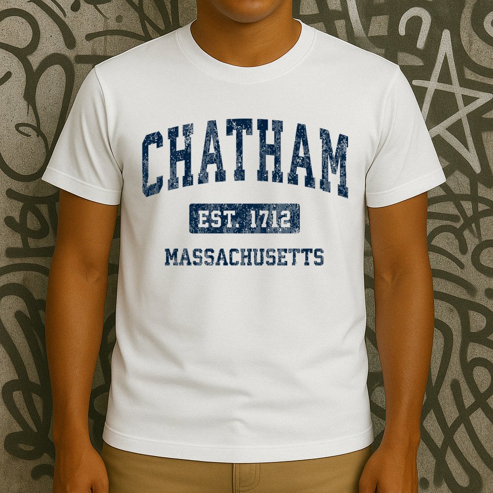 Chatham Massachusetts Ma Vintage Athletic Sports T-Shirt