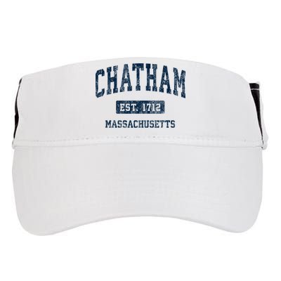 Chatham Massachusetts Ma Vintage Athletic Sports Adult Drive Performance Visor
