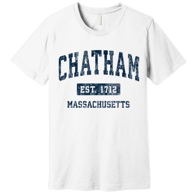 Chatham Massachusetts Ma Vintage Athletic Sports Premium T-Shirt