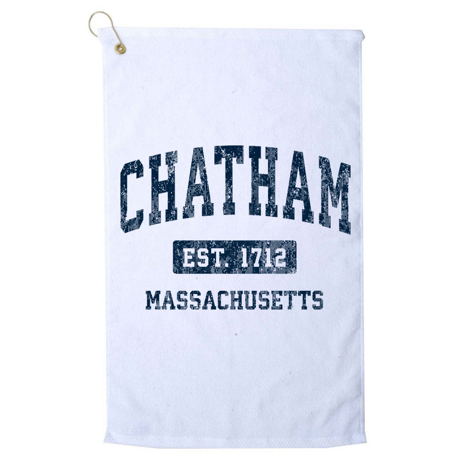Chatham Massachusetts Ma Vintage Athletic Sports Golf Towel