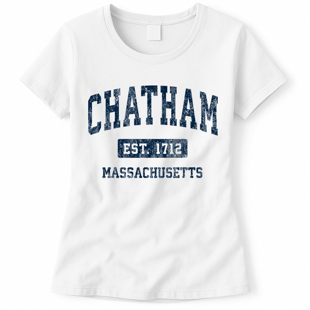 Chatham Massachusetts Ma Vintage Athletic Sports Womens T-Shirt