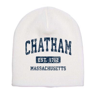 Chatham Massachusetts Ma Vintage Athletic Sports Short Acrylic Beanie