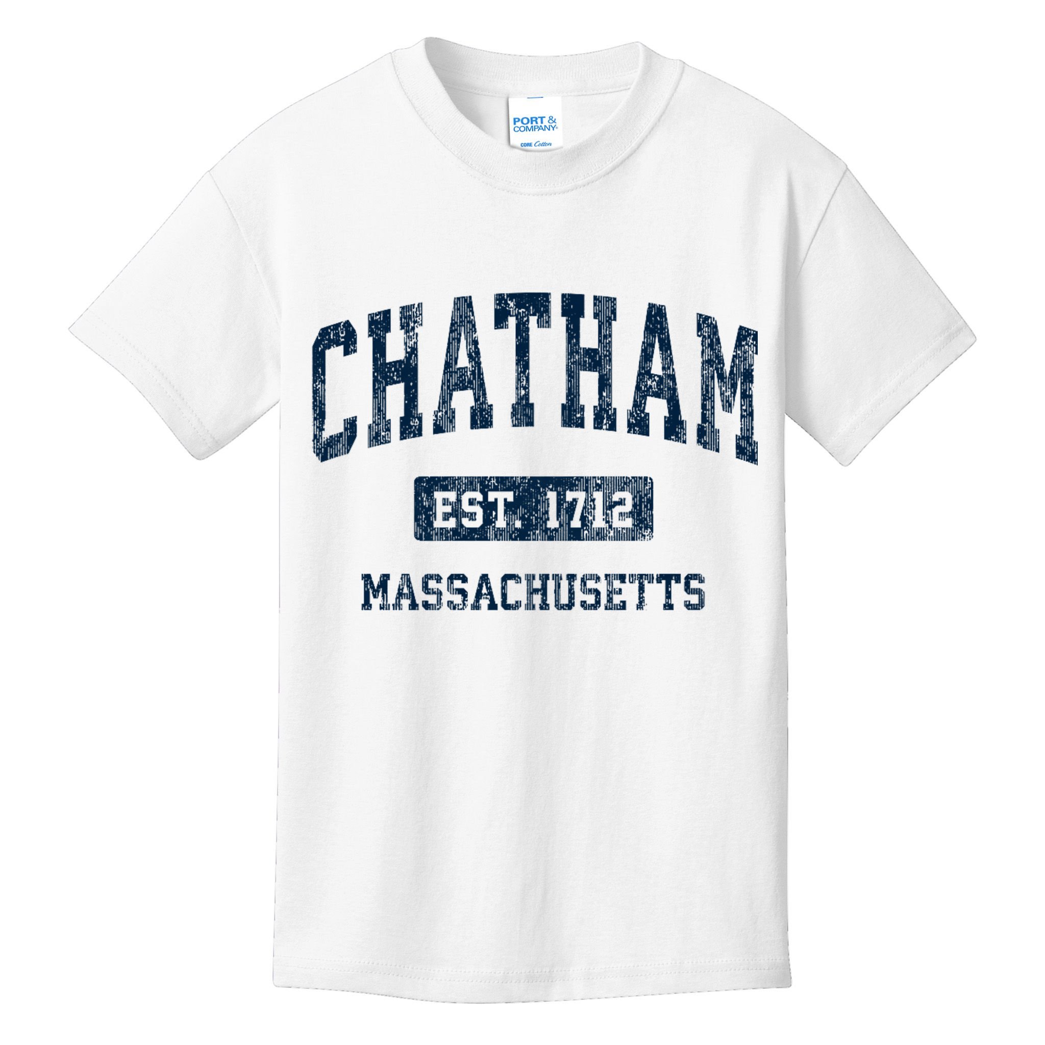 Chatham Massachusetts Ma Vintage Athletic Sports Kids T-Shirt