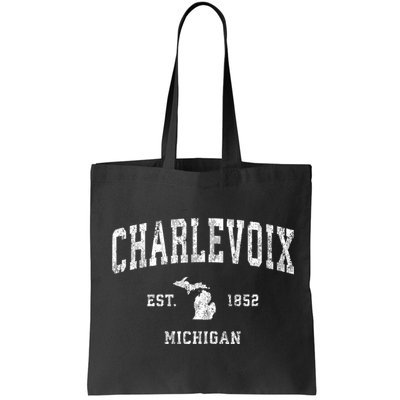 Charlevoix Michigan Mi Vintage Athletic Sports Bag