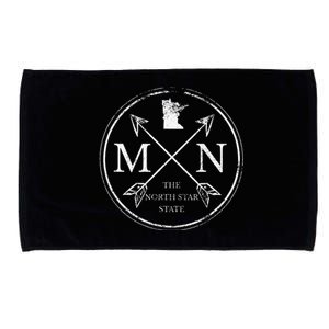 Cute Minnesota Mn The North Star State Microfiber Hand Towel