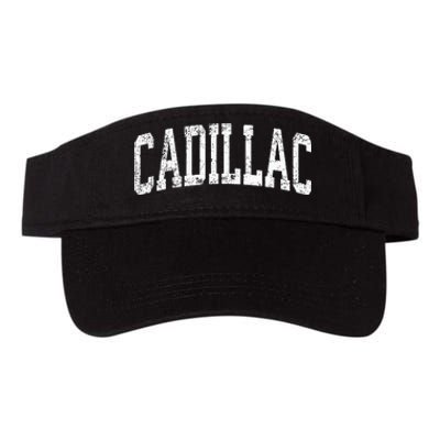 C.A.D.I.L.L.A.C Michigan Mi Vintage Athletic Sports Design Valucap Bio-Washed Visor