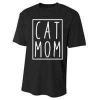 Cat Mom Mothers Day Cat Mother Performance Sprint T-Shirt