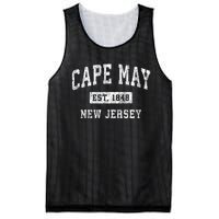 Cape May New Jersey Nj Vintage Established Sports Mesh Reversible Basketball Jersey Tank