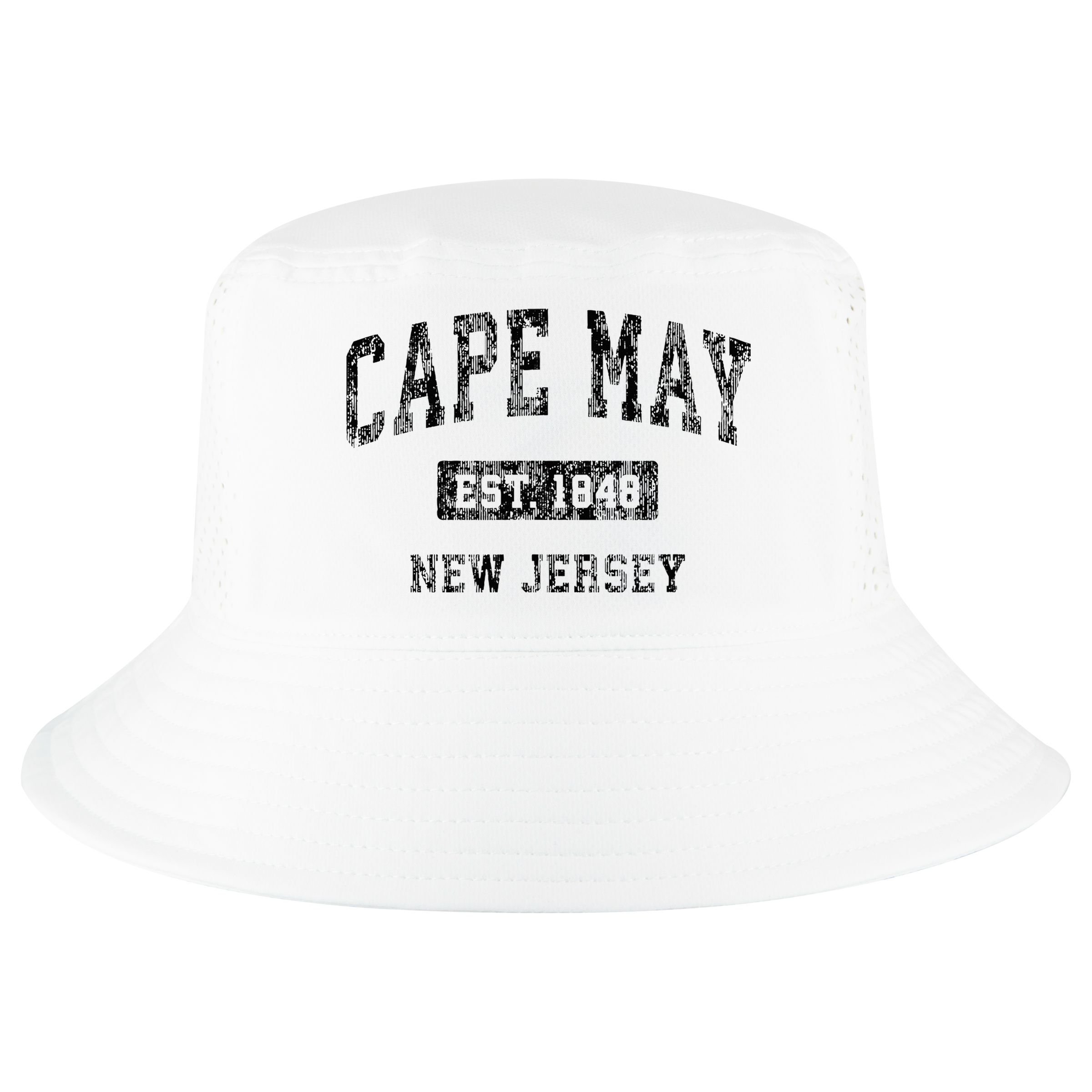 Cape May New Jersey Nj Vintage Sports Cool Comfort Performance Bucket Hat