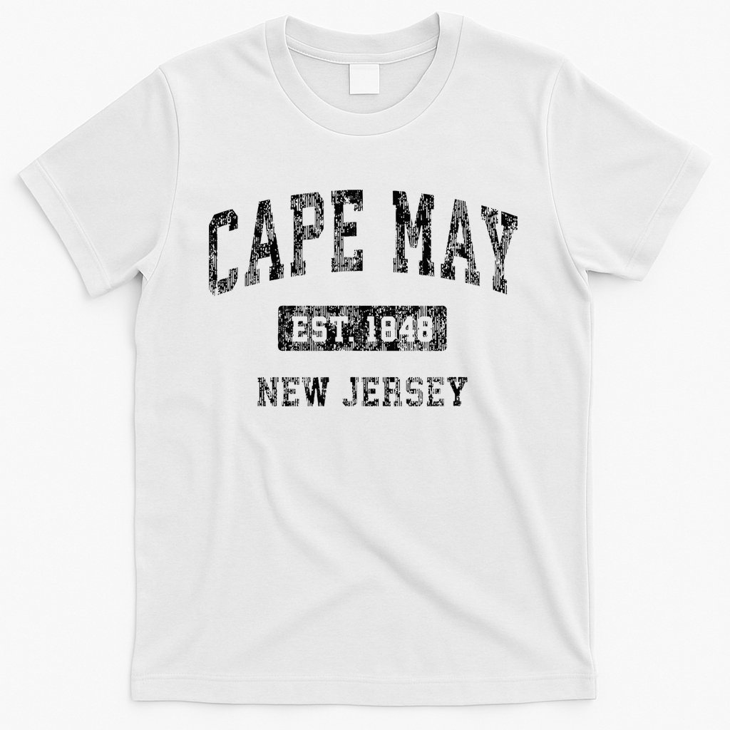 Cape May New Jersey Nj Vintage Sports T-Shirt