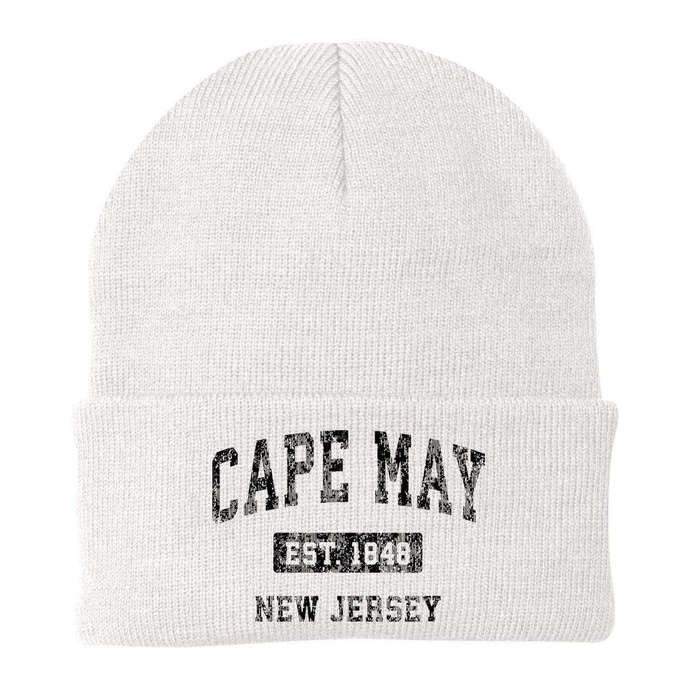 Cape May New Jersey Nj Vintage Sports Beanie