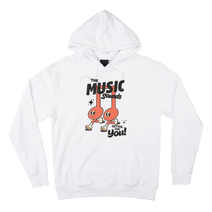 Cute Musical Note Symbols Hoodie