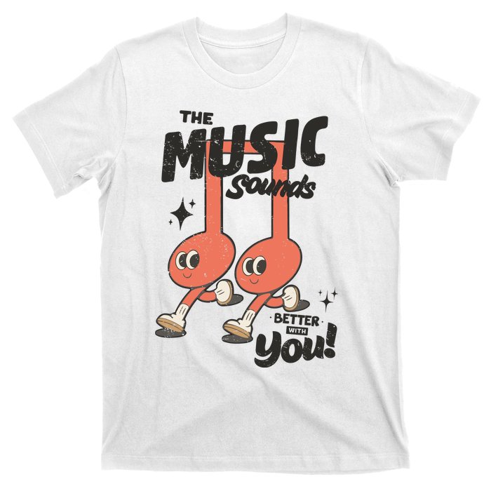 Cute Musical Note Symbols T-Shirt