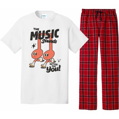 Cute Musical Note Symbols Pajama Set