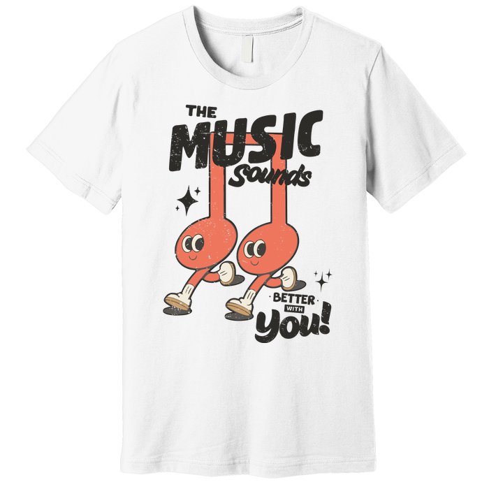 Cute Musical Note Symbols Premium T-Shirt