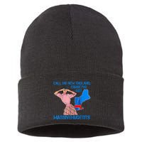 Call Me New England Cause I Got Massivehugetits Sustainable Knit Beanie