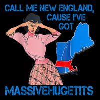 Call Me New England Cause I Got Massivehugetits Short Acrylic Beanie