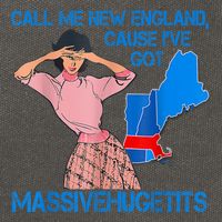 Call Me New England Cause I Got Massivehugetits Cotton Canvas Backpack