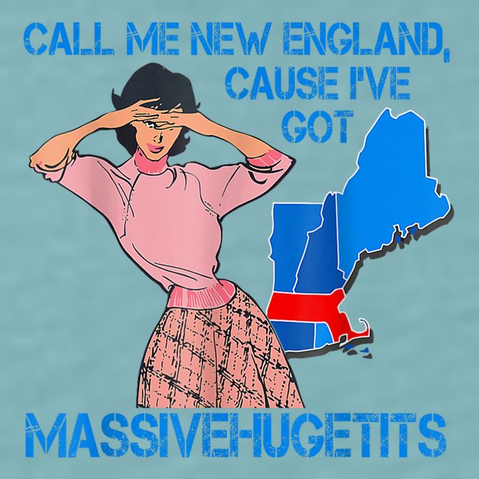 Call Me New England Cause I Got Massivehugetits Sueded Cloud Jersey T-Shirt