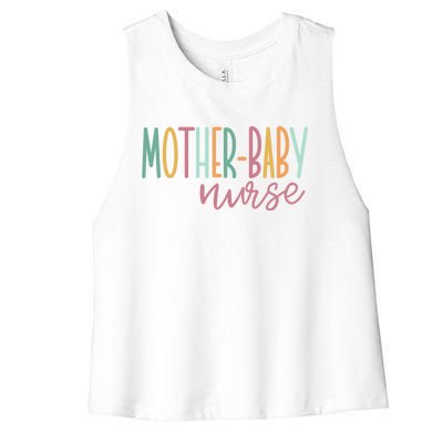 Cute Mother Nurse Gift Women's Racerback Cropped Tank