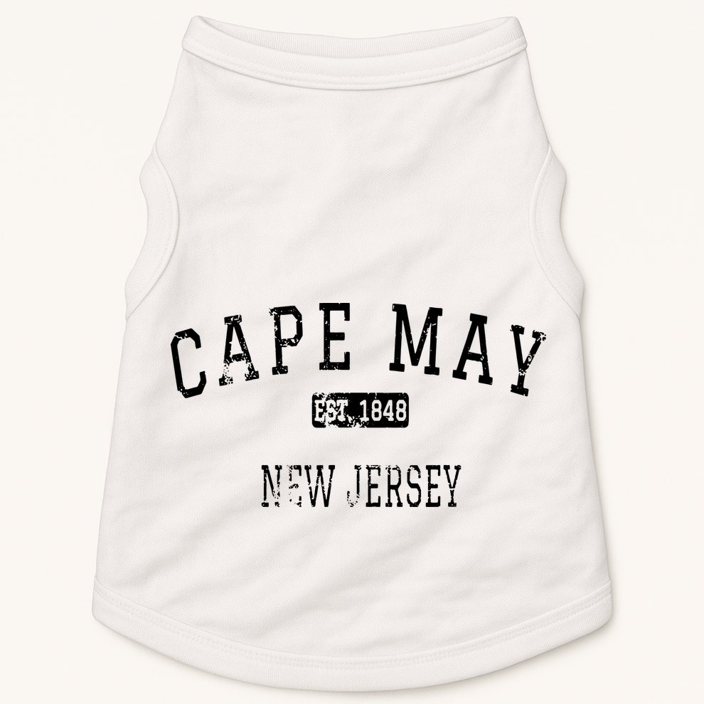 Cape May New Jersey Nj Vintage Doggie Tank