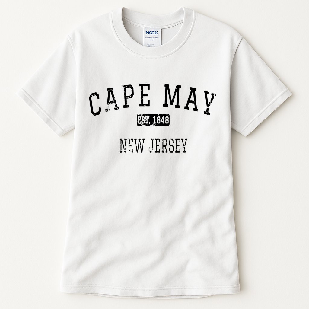 Cape May New Jersey Nj Vintage Tall T-Shirt