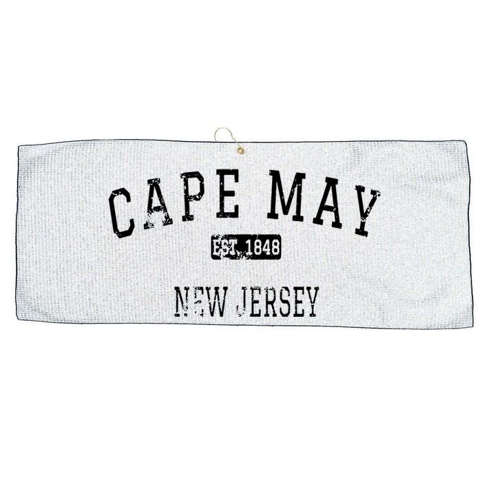 Cape May New Jersey Nj Vintage Large Microfiber Waffle Golf Towel