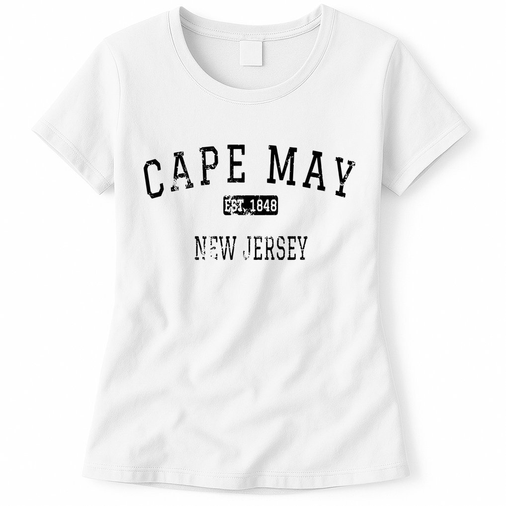 Cape May New Jersey Nj Vintage Womens T-Shirt
