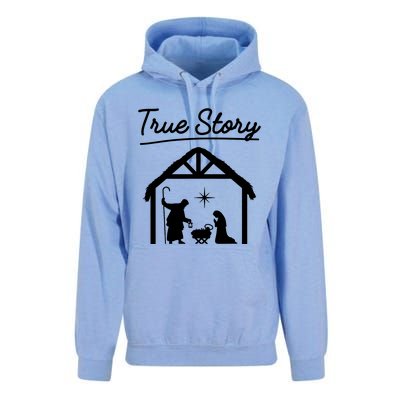 Christmas Manger Nativity Scene True Story Wise Unisex Surf Hoodie